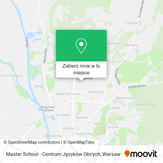 Mapa Master School - Centrum Języków Obcych