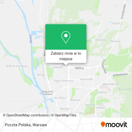 Mapa Poczta Polska