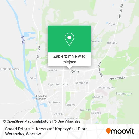 Mapa Speed Print s.c. Krzysztof Kopczyński Piotr Wereszko