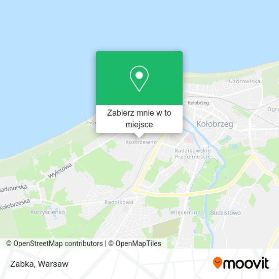 Mapa Zabka