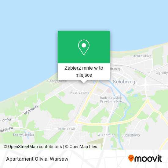 Mapa Apartament Olivia