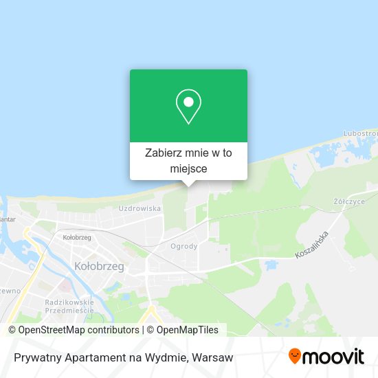 Mapa Prywatny Apartament na Wydmie