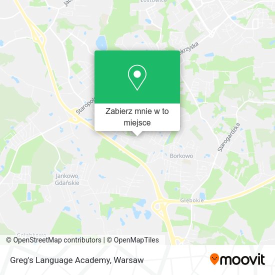 Mapa Greg's Language Academy