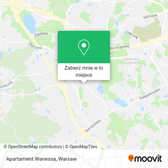 Mapa Apartament Wanessa