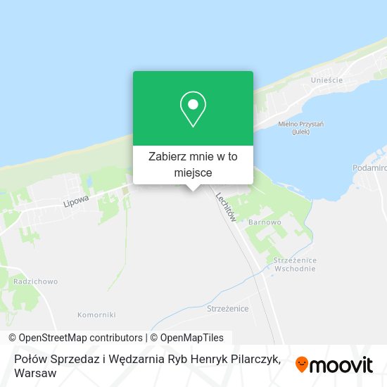 Mapa Połów Sprzedaz i Wędzarnia Ryb Henryk Pilarczyk