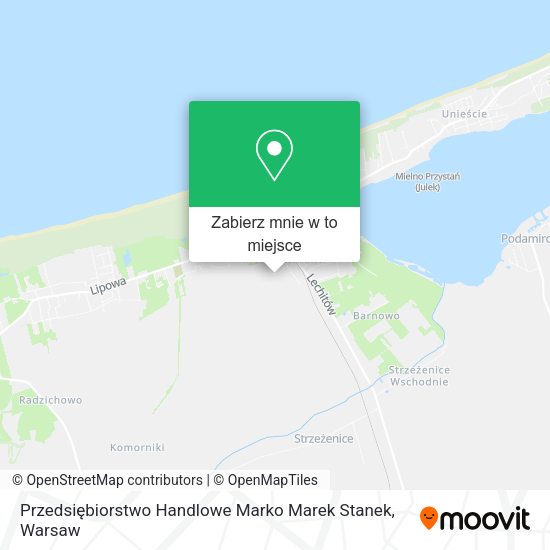 Mapa Przedsiębiorstwo Handlowe Marko Marek Stanek