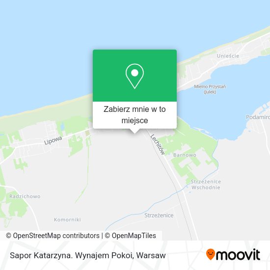 Mapa Sapor Katarzyna. Wynajem Pokoi