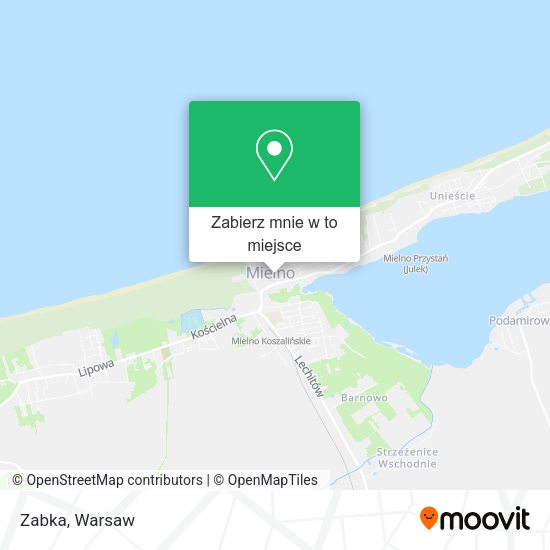 Mapa Zabka