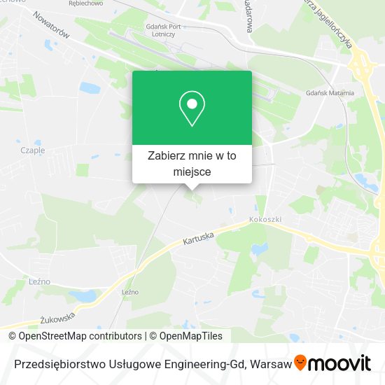 Mapa Przedsiębiorstwo Usługowe Engineering-Gd