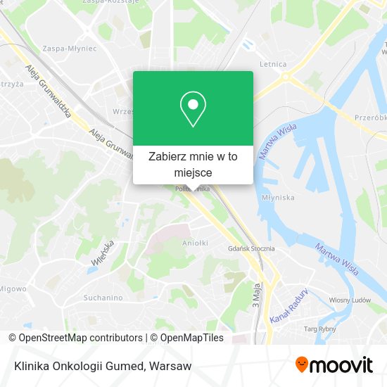 Mapa Klinika Onkologii Gumed