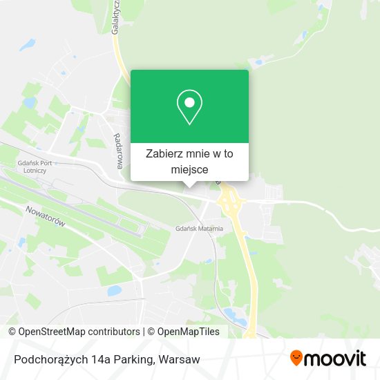 Mapa Podchorążych 14a Parking