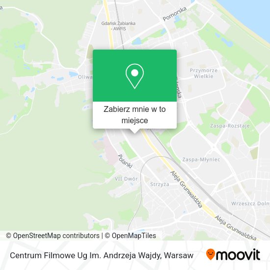 Mapa Centrum Filmowe Ug Im. Andrzeja Wajdy