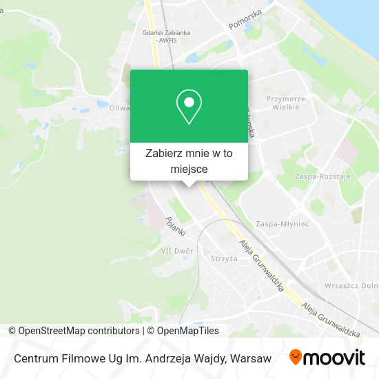 Mapa Centrum Filmowe Ug Im. Andrzeja Wajdy