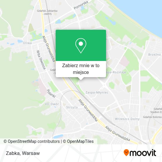 Mapa Zabka