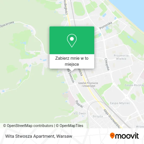 Mapa Wita Stwosza Apartment