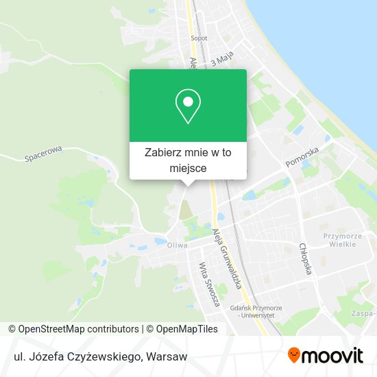 Mapa ul. Józefa Czyżewskiego