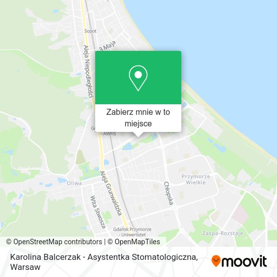 Mapa Karolina Balcerzak - Asystentka Stomatologiczna