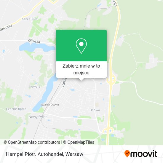 Mapa Hampel Piotr. Autohandel