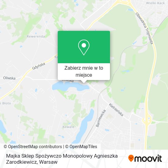 Mapa Majka Sklep Spożywczo Monopolowy Agnieszka Zarodkiewicz