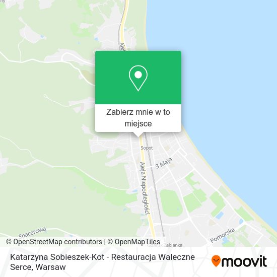 Mapa Katarzyna Sobieszek-Kot - Restauracja Waleczne Serce