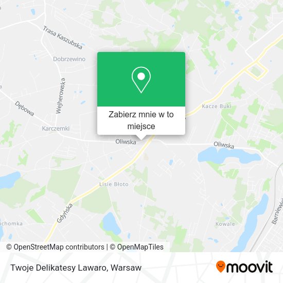 Mapa Twoje Delikatesy Lawaro