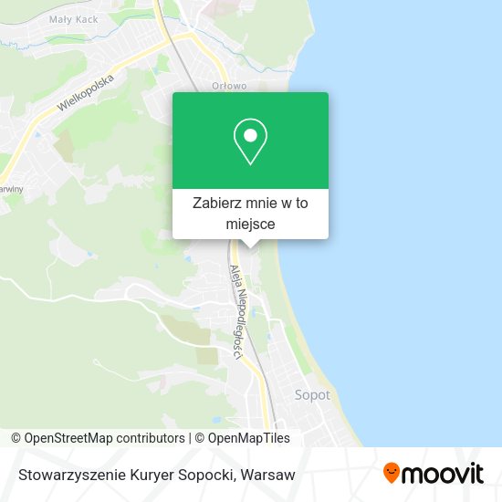 Mapa Stowarzyszenie Kuryer Sopocki