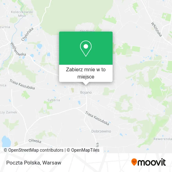 Mapa Poczta Polska