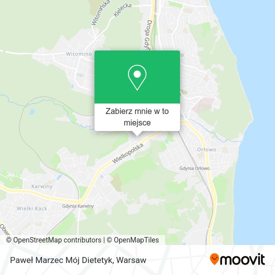 Mapa Paweł Marzec Mój Dietetyk