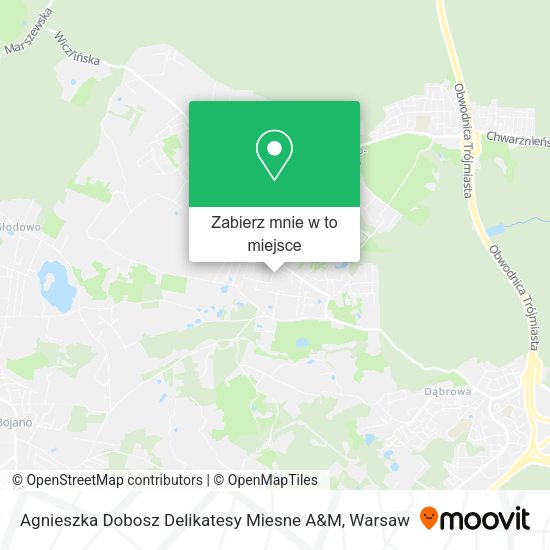 Mapa Agnieszka Dobosz Delikatesy Miesne A&M