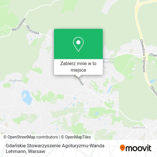 Mapa Gdańskie Stowarzyszenie Agoturyzmu-Wanda Lehmann