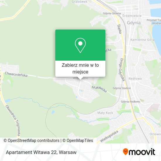 Mapa Apartament Witawa 22