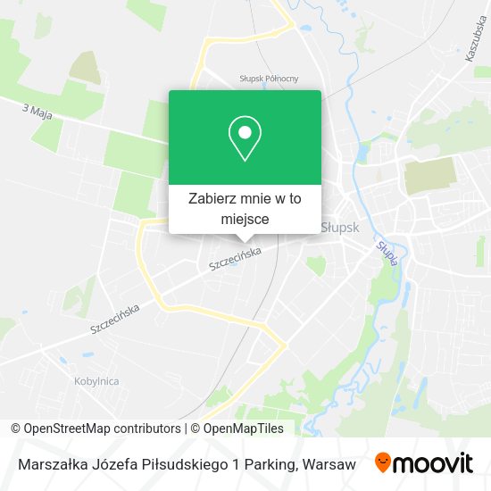 Mapa Marszałka Józefa Piłsudskiego 1 Parking