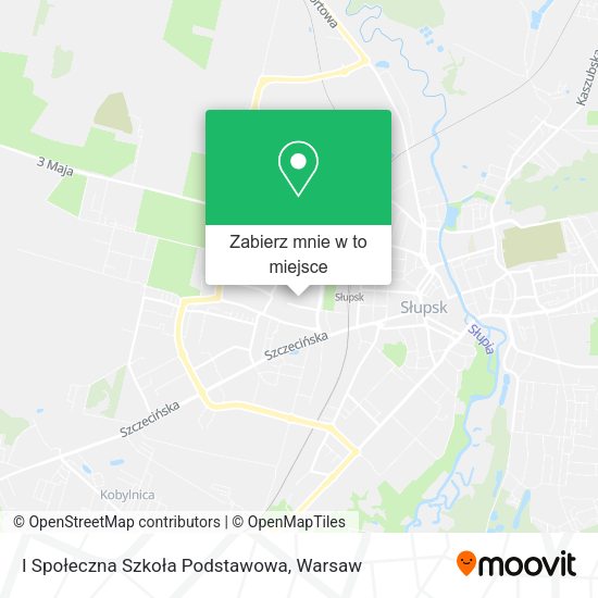 Mapa I Społeczna Szkoła Podstawowa