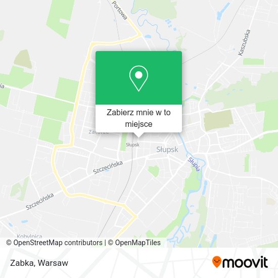 Mapa Zabka