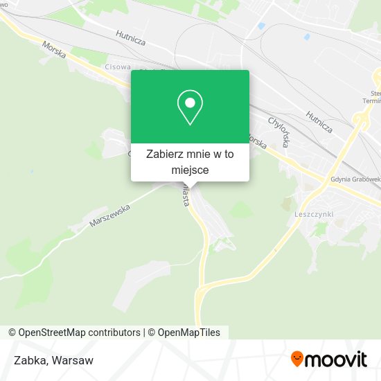 Mapa Zabka