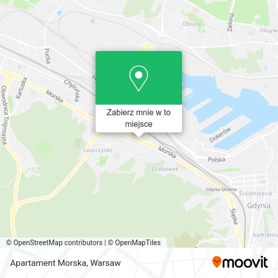 Mapa Apartament Morska