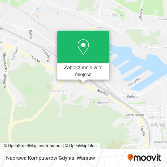 Mapa Naprawa Komputerów Gdynia