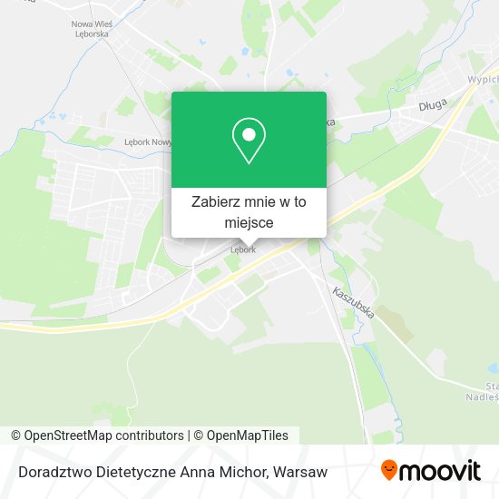 Mapa Doradztwo Dietetyczne Anna Michor