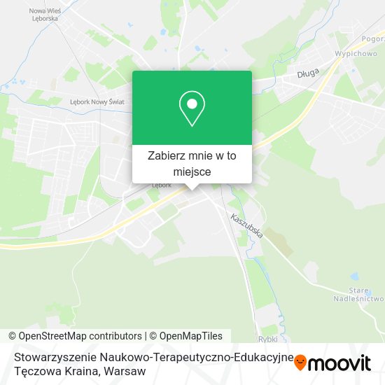 Mapa Stowarzyszenie Naukowo-Terapeutyczno-Edukacyjne Tęczowa Kraina