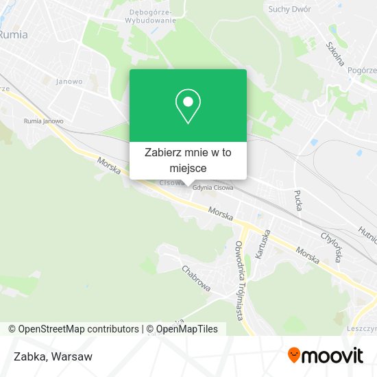 Mapa Zabka