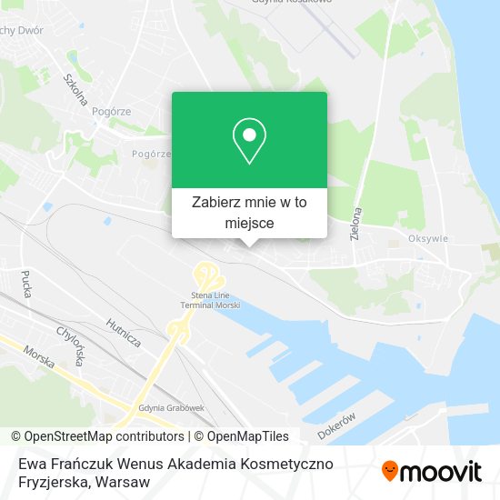 Mapa Ewa Frańczuk Wenus Akademia Kosmetyczno Fryzjerska