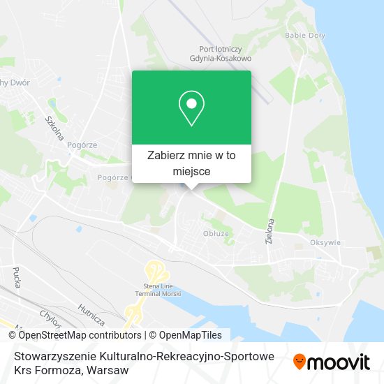 Mapa Stowarzyszenie Kulturalno-Rekreacyjno-Sportowe Krs Formoza