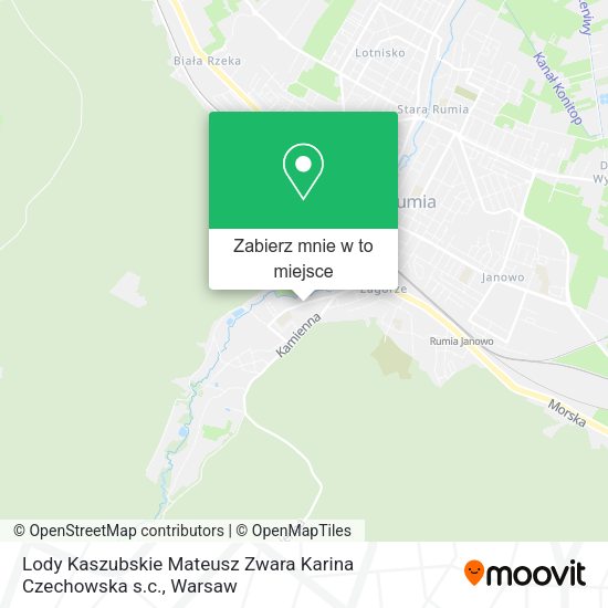 Mapa Lody Kaszubskie Mateusz Zwara Karina Czechowska s.c.