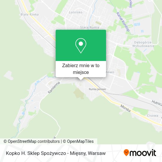 Mapa Kopko H. Sklep Spożywczo - Mięsny