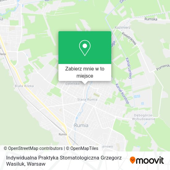 Mapa Indywidualna Praktyka Stomatologiczna Grzegorz Wasiluk