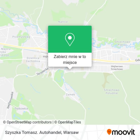 Mapa Szyszka Tomasz. Autohandel