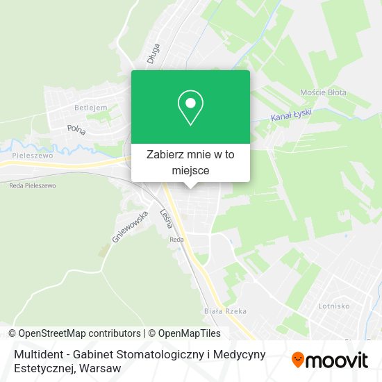 Mapa Multident - Gabinet Stomatologiczny i Medycyny Estetycznej