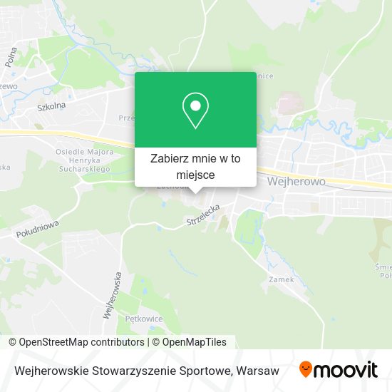 Mapa Wejherowskie Stowarzyszenie Sportowe