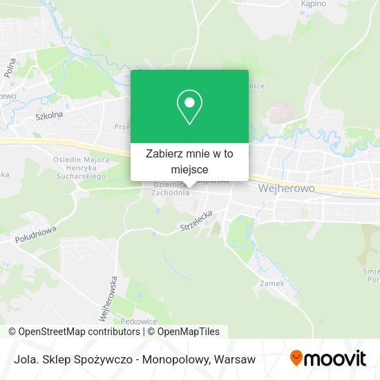 Mapa Jola. Sklep Spożywczo - Monopolowy