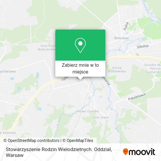 Mapa Stowarzyszenie Rodzin Wielodzietnych. Oddział